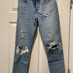 Levi's Light Blue Wedgie Jeans